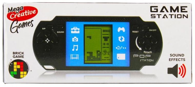Mega Creative, Game Station, tetris, czołgi, wyścigi, gra elektroniczna