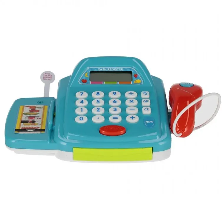 Mega Creative, kasa sklepowa z akcesoriami