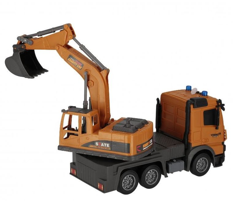 Mega Creative, koparka, interaktywny pojazd budowlany