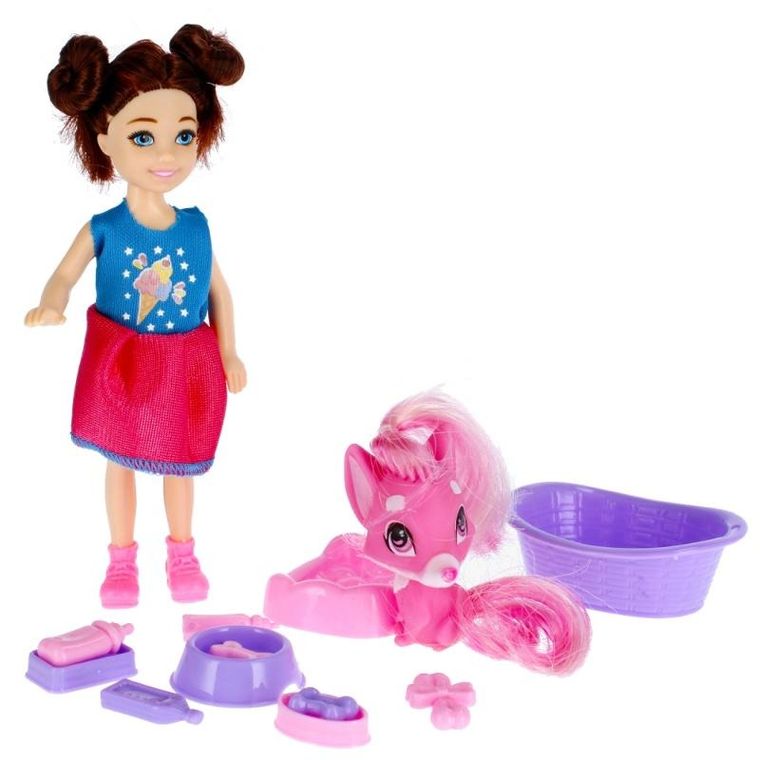 Mega Creative, lalka z akcesoriami, 15 cm