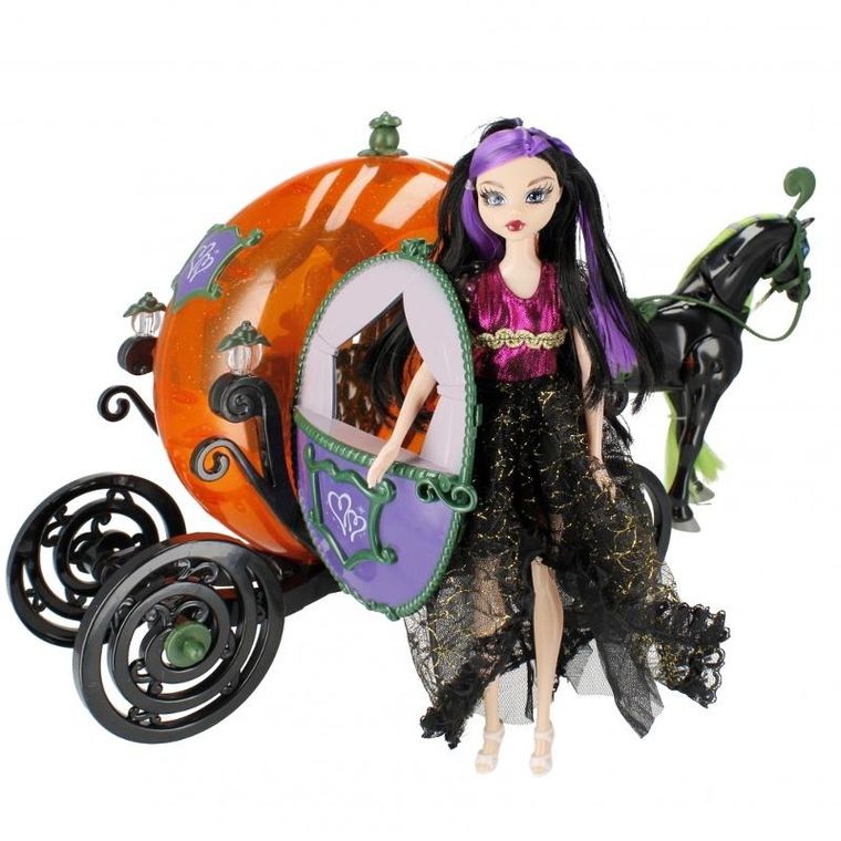 Mega Creative, lalka z karetą i koniem