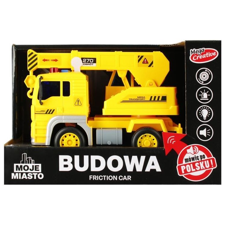 Mega Creative, Moje Miasto, auto ciężarowe budowlane