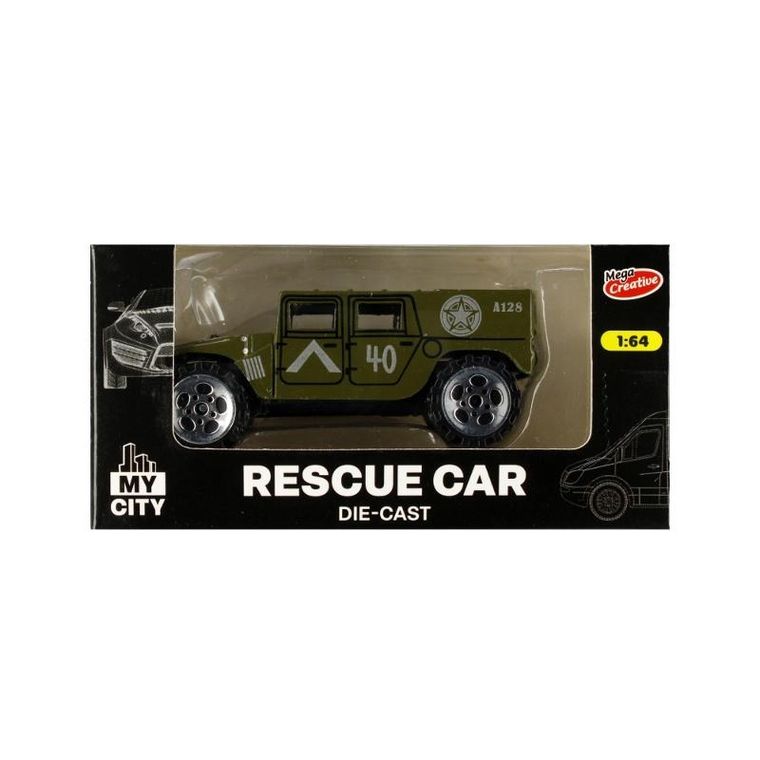 Mega Creative, Moje Miasto, metalowy pojazd ratunkowy
