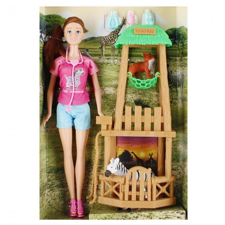 Mega Creative, Opiekun ZOO, lalka z akcesoriami, 29 cm