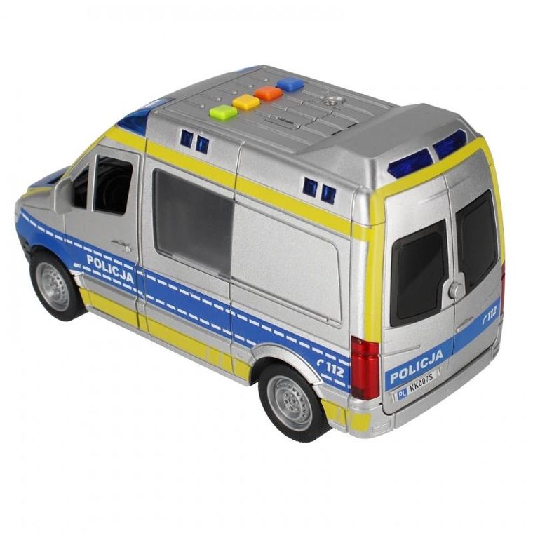 Mega Creative, policja, pojazd ze światłem i dźwiękiem