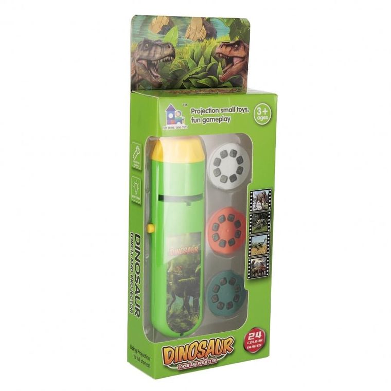 Mega Creative, projektor z akcesoriami, Dino