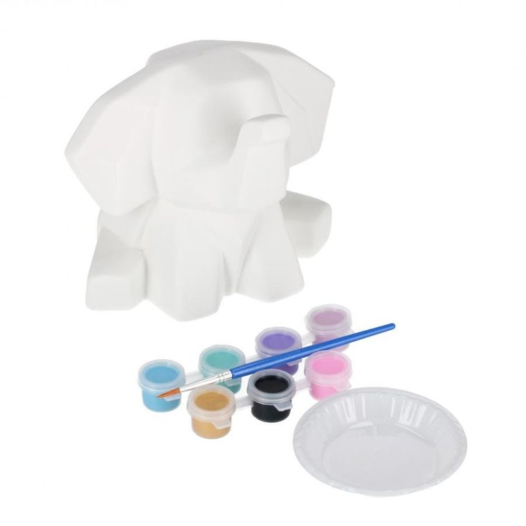 Mega Creative, skarbonka do malowania, słoń