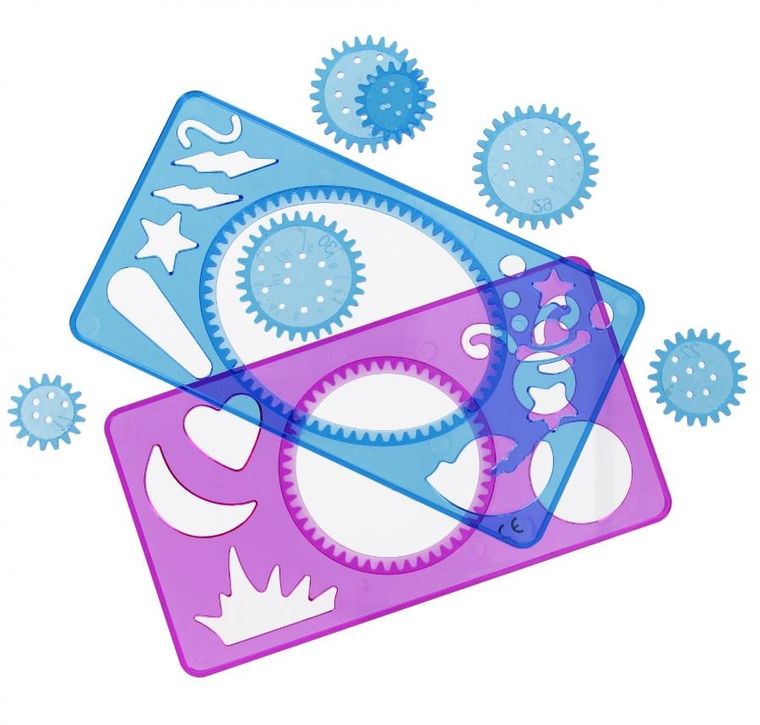 Mega Creative, Szablon kreślarski, spirograf