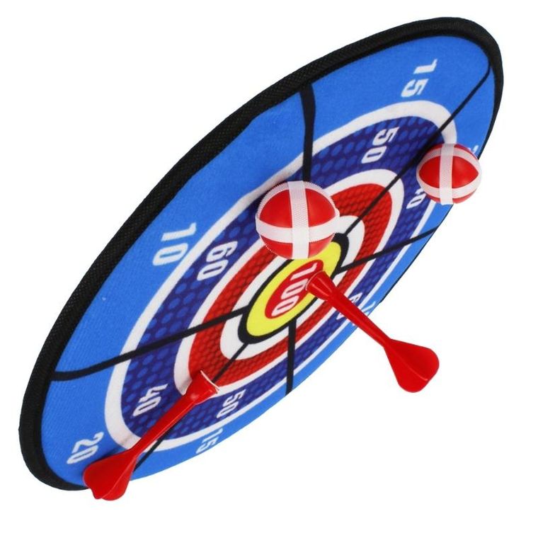 Mega Creative, tarcza z rzutkami i piłkami na rzep