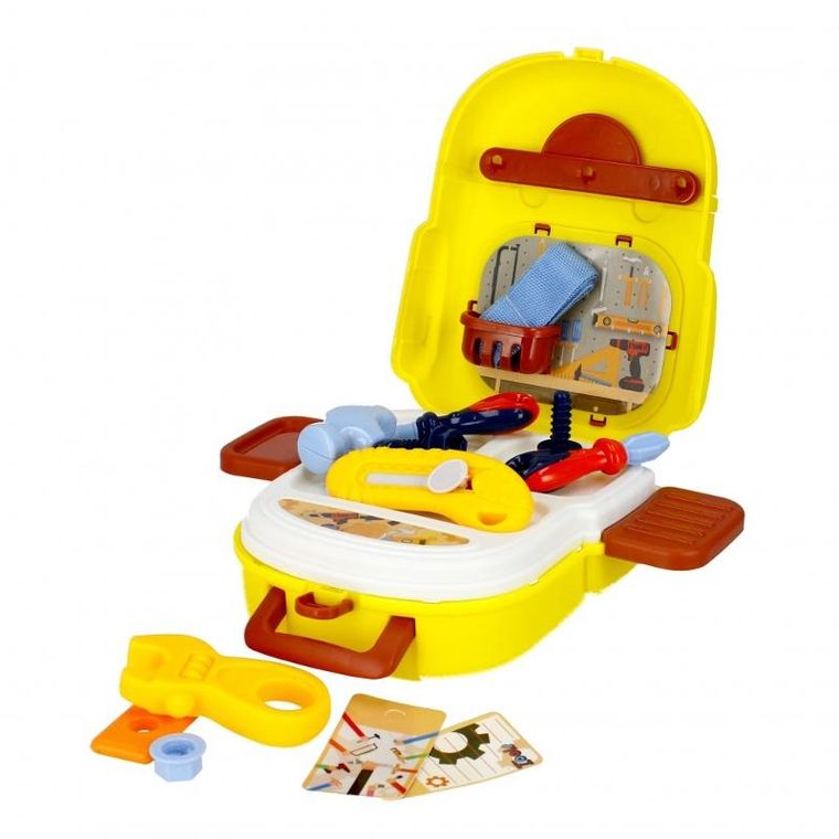 Mega Creative, warsztat z narzędziami w plecaku