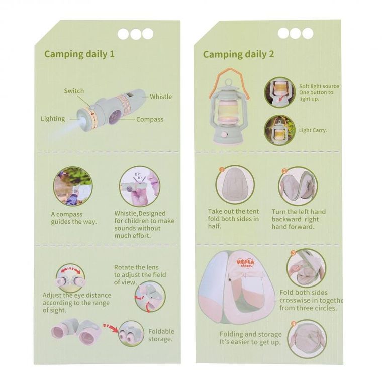 Mega Creative, zestaw kampingowy