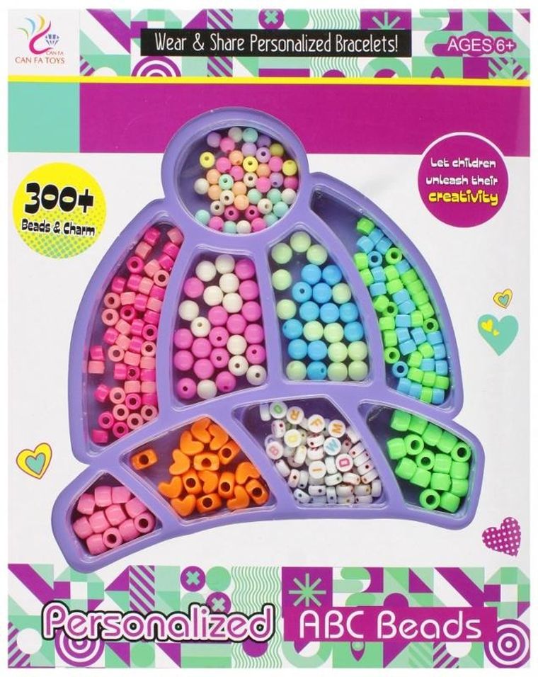 Mega Creative, zestaw koralików do nawlekania