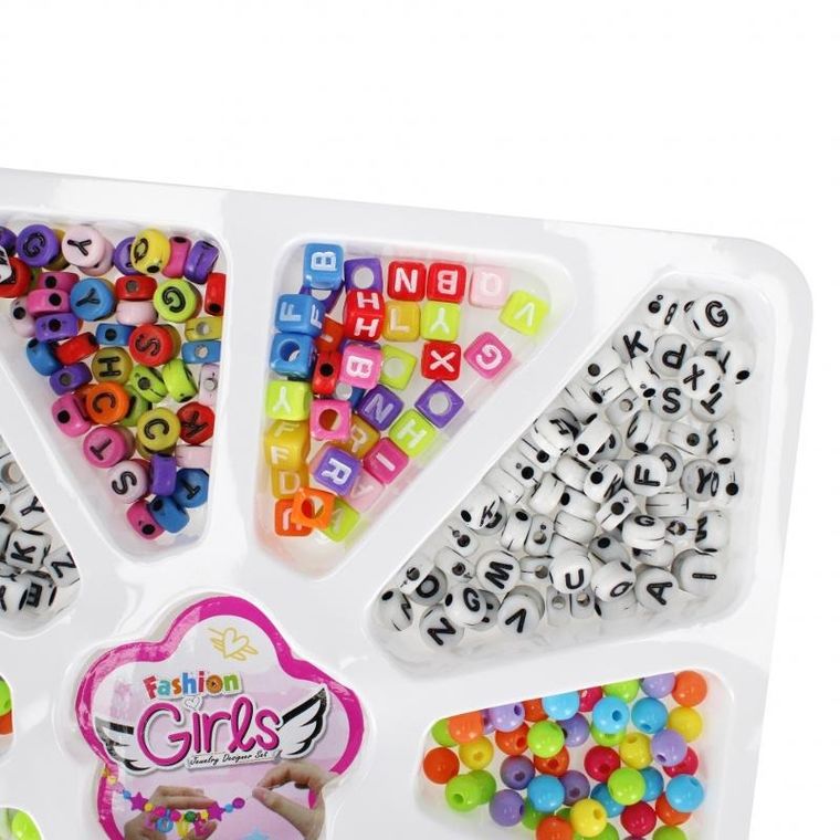 Mega Creative, zestaw koralików do nawlekania