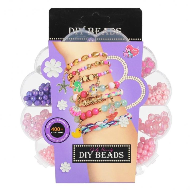 Mega Creative, zestaw koralików do towrzenia biżuterii