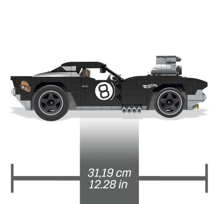 MEGA Hot Wheels, Rodger Dodger, klocki, 1011 elementów