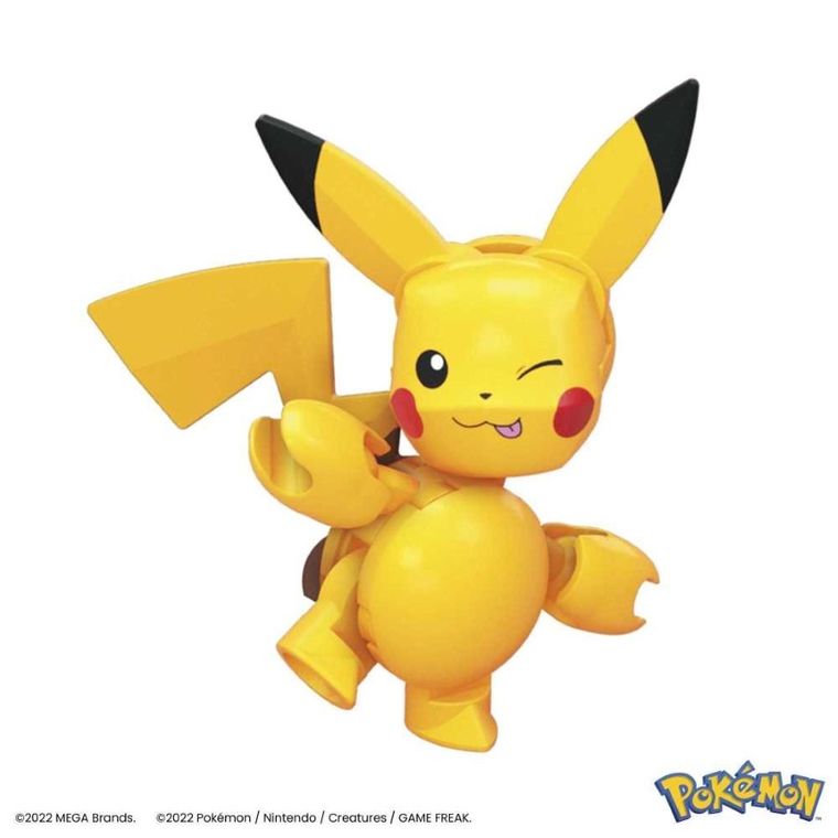 MEGA Pokemon, Ewolucja Pikachu, klocki, 159 elementów