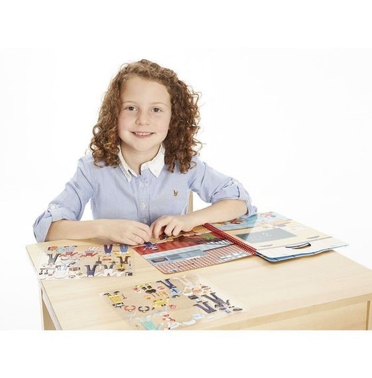 Melissa & Doug, książka z wielorazowymi naklejkami wypukłymi