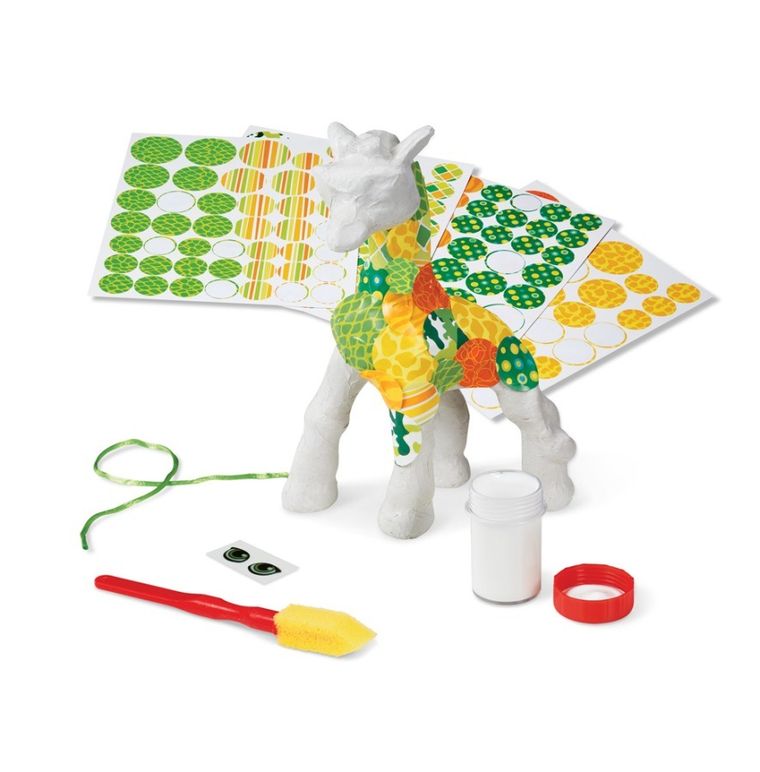 Melissa & Doug, Żyrafa, zestaw do decoupag'u