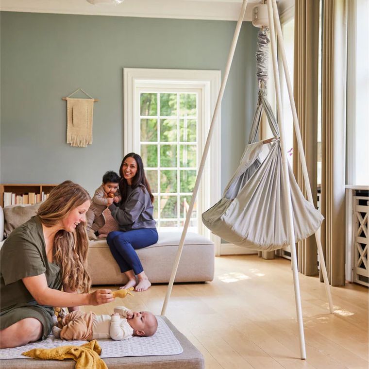 Membantu, Basic, stelaż do hamaka-huśtawki, szary