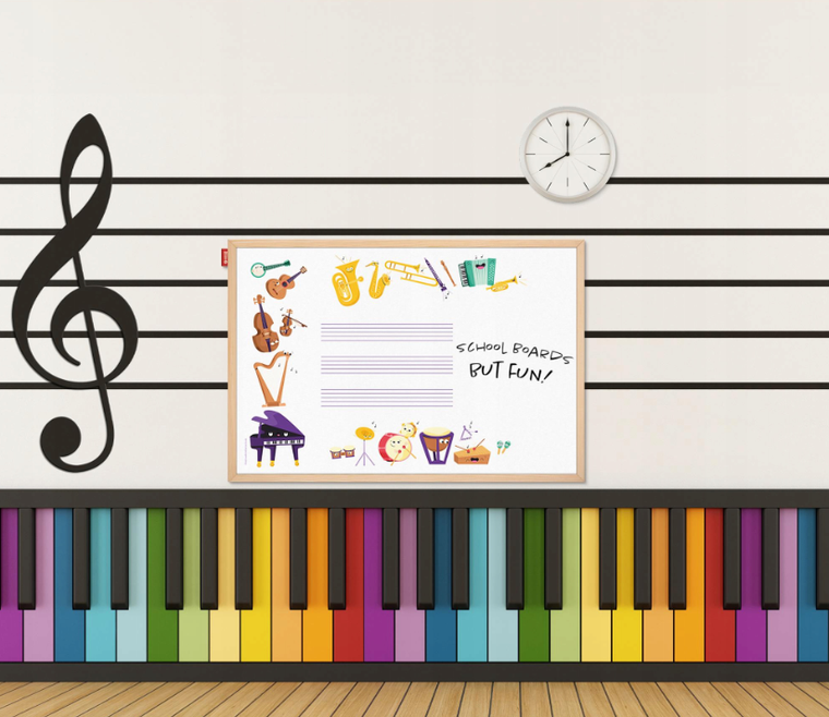 Memobe, Music adventure! tablica edukacyjna, 60-40 cm