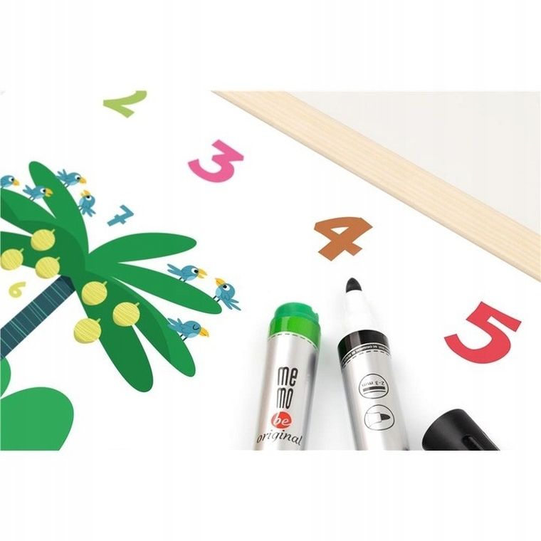 Memobe, Numbers adventure! tablica edukacyjna, 60-40 cm
