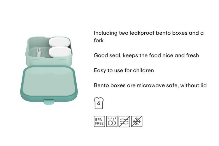 Mepal, Campus, Bento, lunchbox, large, Dino