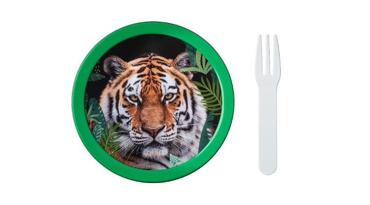 Mepal, Campus, Wild Tiger, lunchbox, bidon i pojemnik na owoce, zestaw