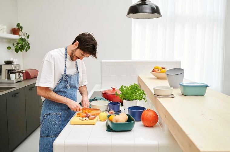 Mepal, Cirqula, miska, prostokątna, Nordic Black, 750 ml