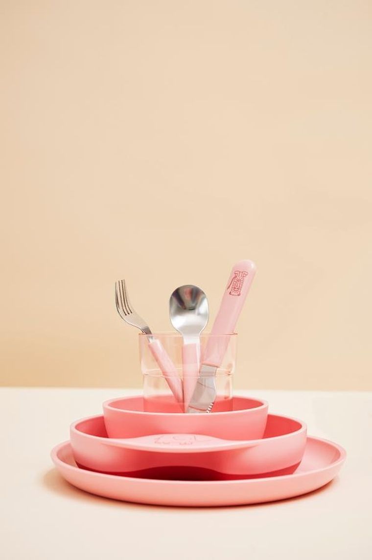 Mepal, Mio, Deep Pink, talerzyk dziecięcy