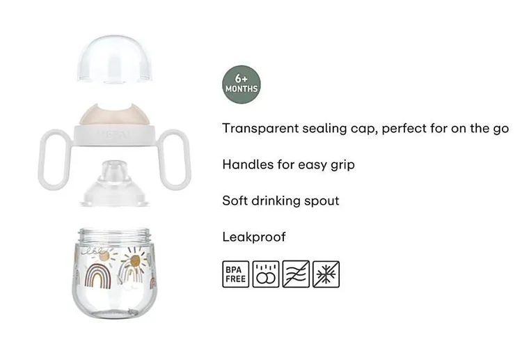 Mepal, Mio, Fairy Garden, kubek niekapek, 6m+, 200 ml