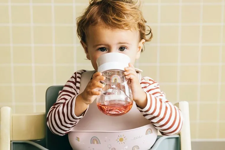 Mepal, Mio, Little Farm, kubek treningowy do nauki picia, 9m+, 300 ml