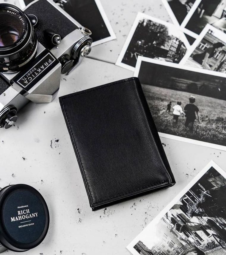 Męski portfel skórzany średnich rozmiarów, Ronaldo