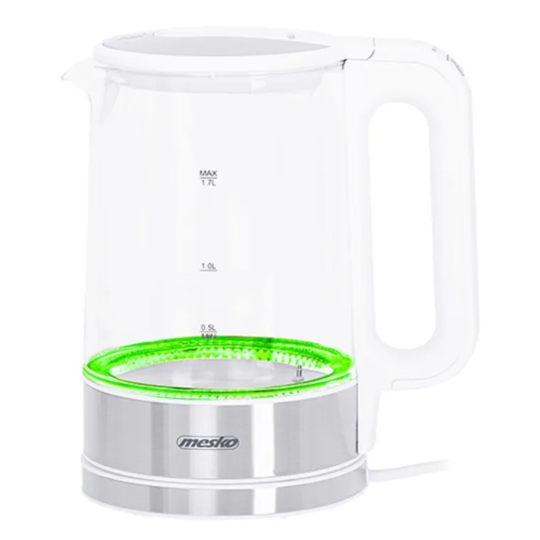 Mesko, czajnik szklany z regulacją temperatury, 1,7l