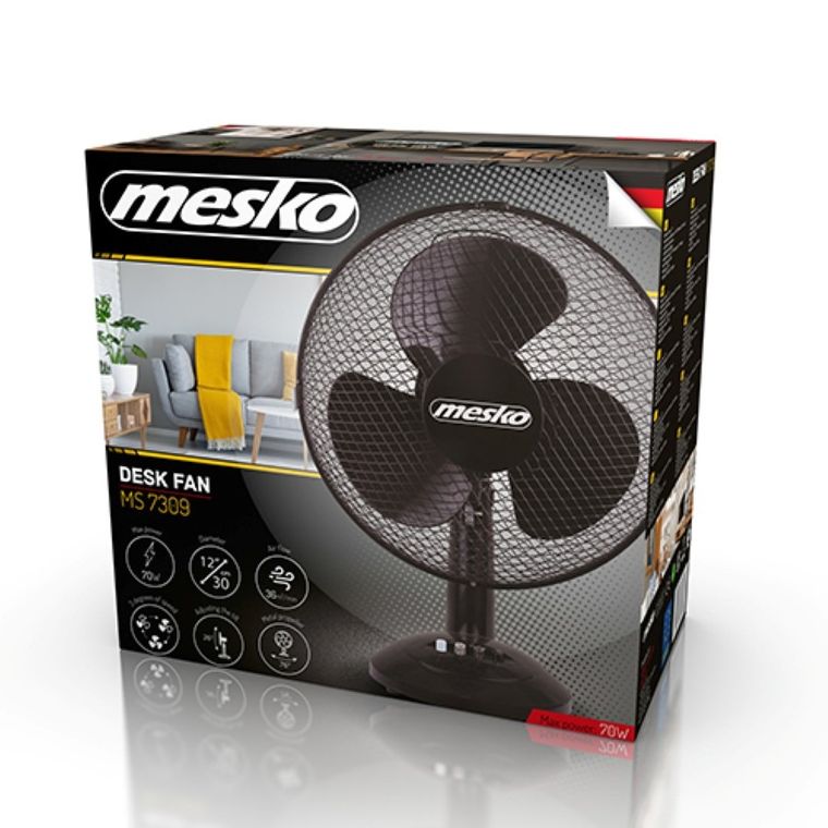 Mesko, wentylator, 30 cm, 40W, MS 7309
