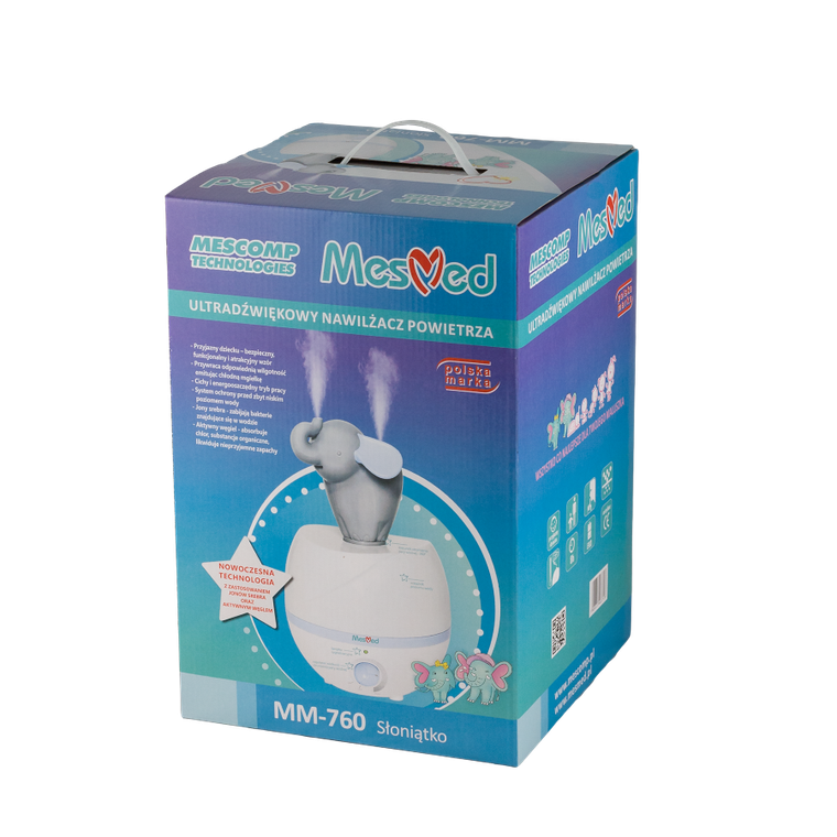 Mesmed, Słoniątko, ultradźwiękowy nawilżacz powietrza