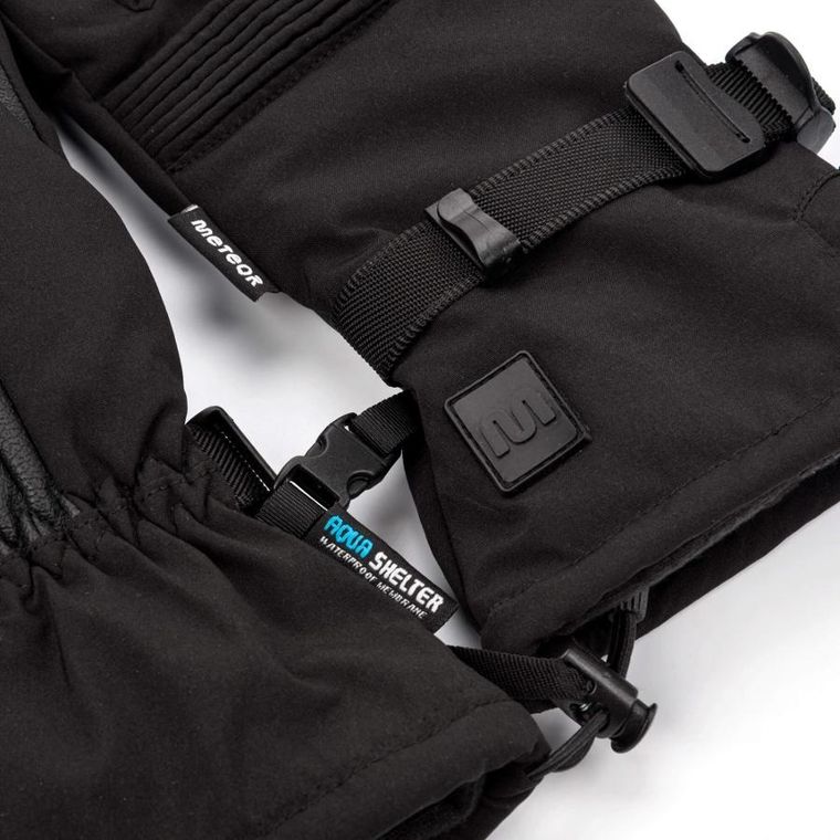 Meteor, Alpora, rękawice zimowe, czarne, rozmiar M