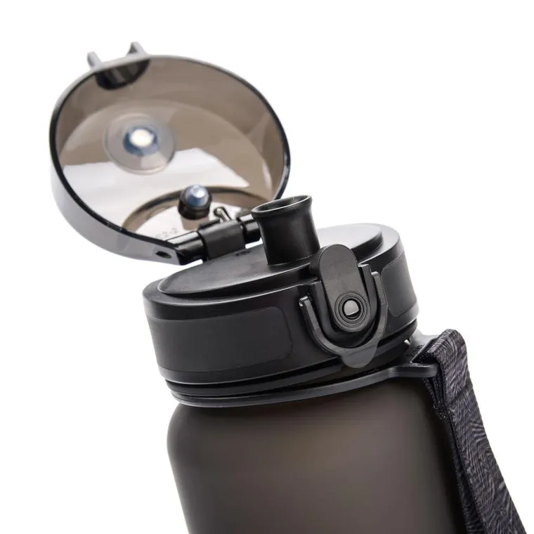 Meteor, bidon sportowy, czarny, 650 ml