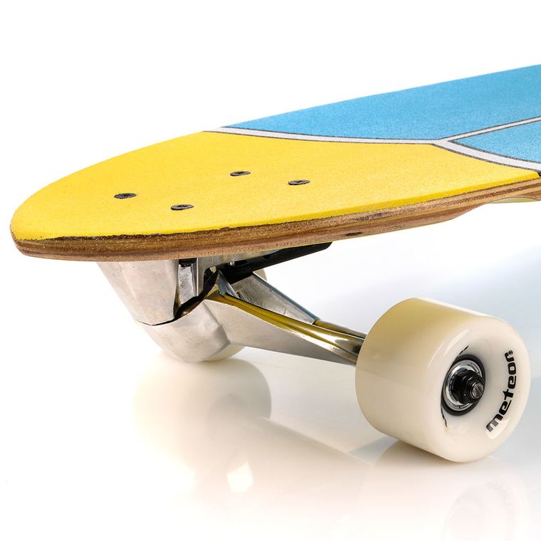 Meteor, Cruiser, deskorolka, niebiesko-żółta