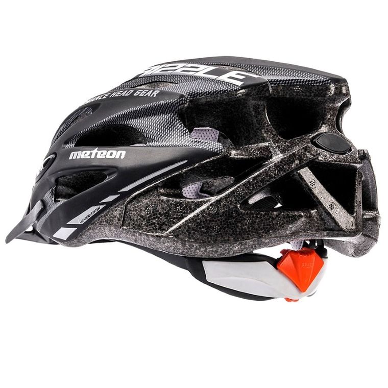 Meteor, Drizzle, MV29, kask rowerowy, rozmiar M, 55-58 cm, czarno-szary