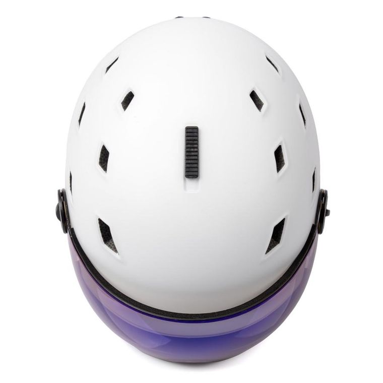 Meteor, Glide, kask narciarski, biały, rozmiar 55-58 cm