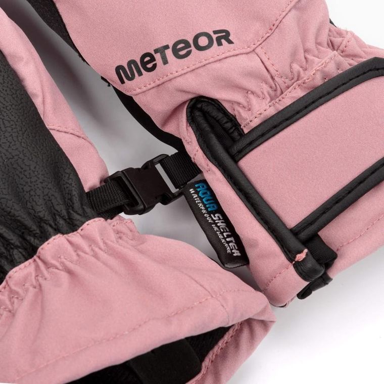 Meteor, Hazy, rękawice zimowe, różowe, rozmiar XS