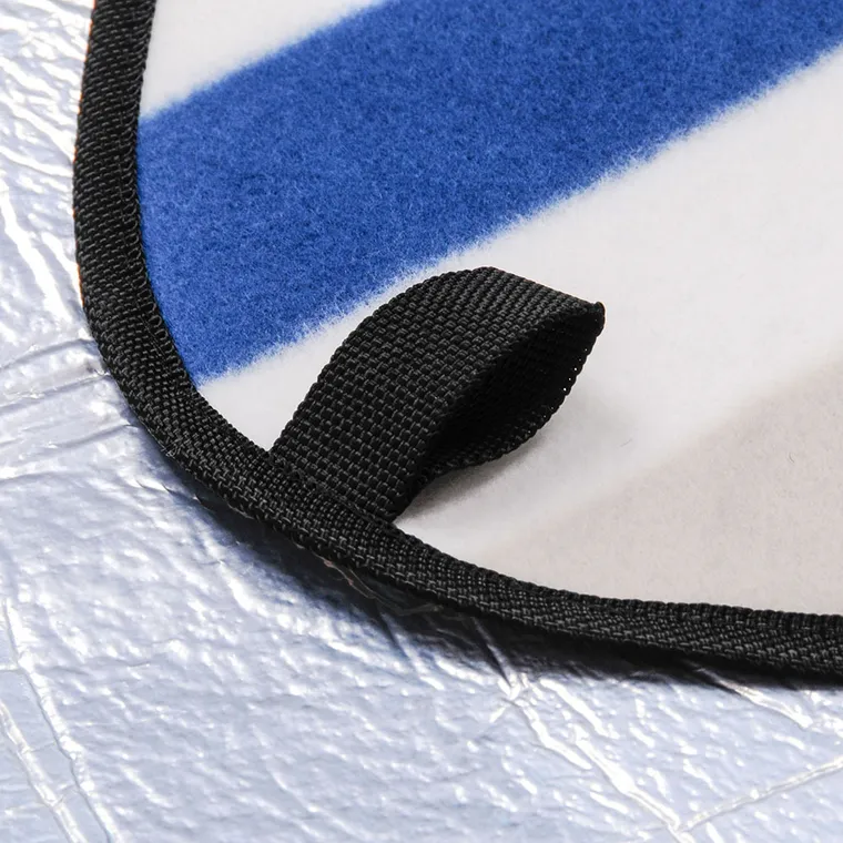 Meteor, koc piknikowy, 200-200 cm, pasy, multikolor