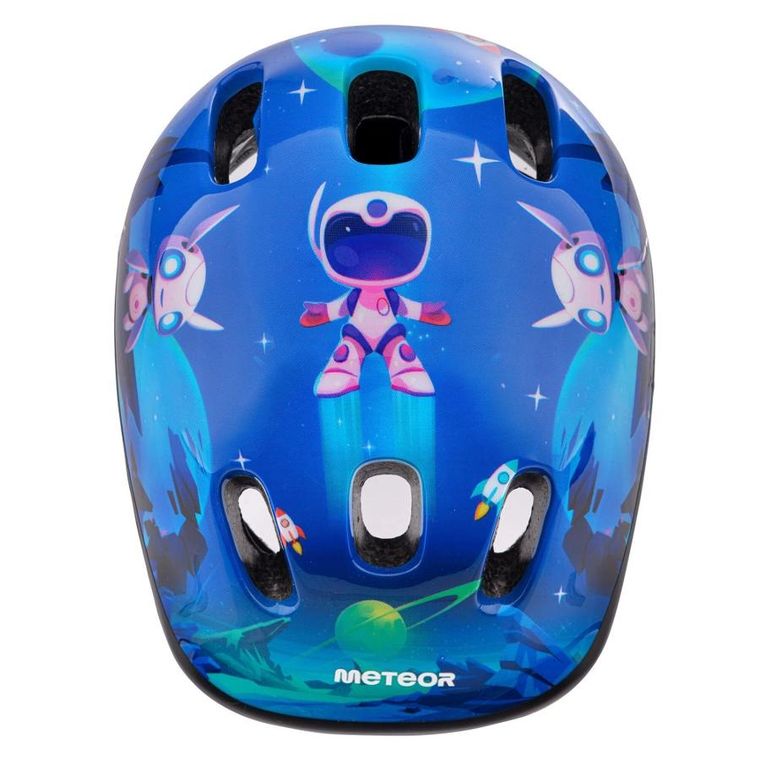 Meteor, KS06, kask ochronny, alien, rozmiar 44-48 cm