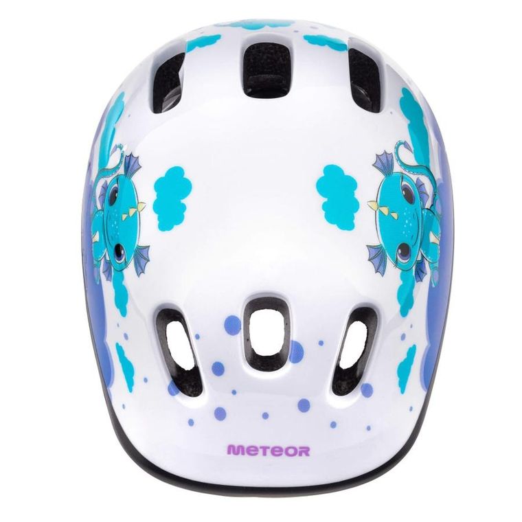 Meteor, KS06, kask rowerowy, rozmiar S, 48-52 cm, Dragon