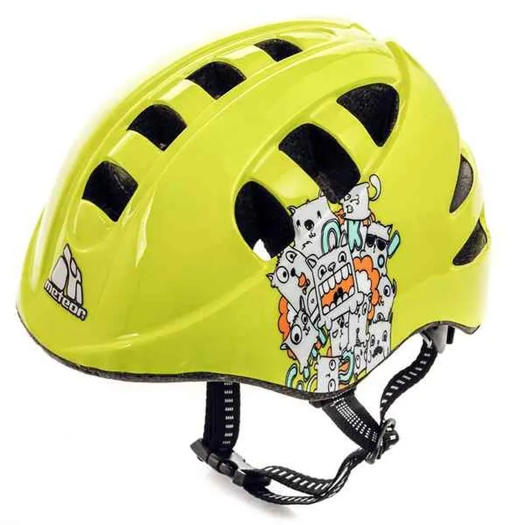 Meteor, MA-2, kask rowerowy, monsters, rozmiar M, 52-55 cm