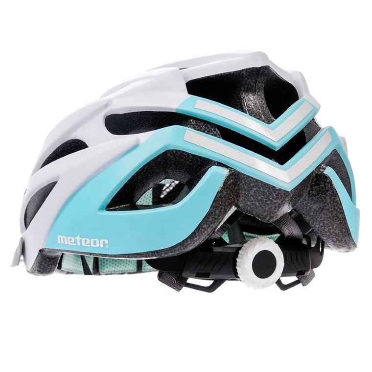 Meteor, Marven, kask rowerowy, rozmiar S, 52-56 cm, biało-miętowy