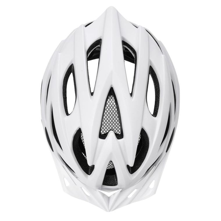 Meteor, Ovlo, kask rowerowy, biały, rozmiar M, 55-58 cm