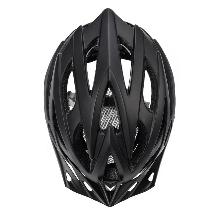 Meteor, Ovlo, kask rowerowy, czarny, rozmiar M, 55-58 cm