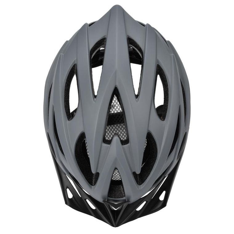 Meteor, Ovlo, kask rowerowy, szary, rozmiar M, 55-58 cm