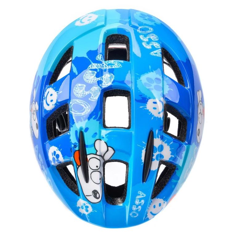 Meteor, PNY11, kask ochronny, in-mold, dogs, niebieski, rozmiar 43-48 cm